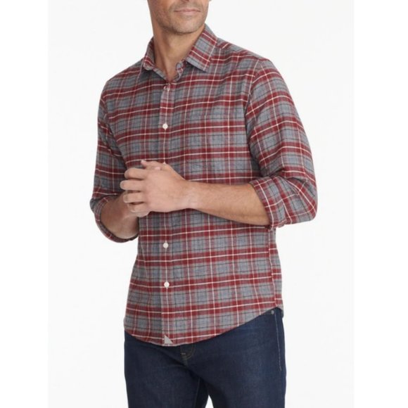 UNTUCKit Other - Untuckit Plaid Flannel Button Down Shirt - XL Tall Slim - Holiday Christmas Fall